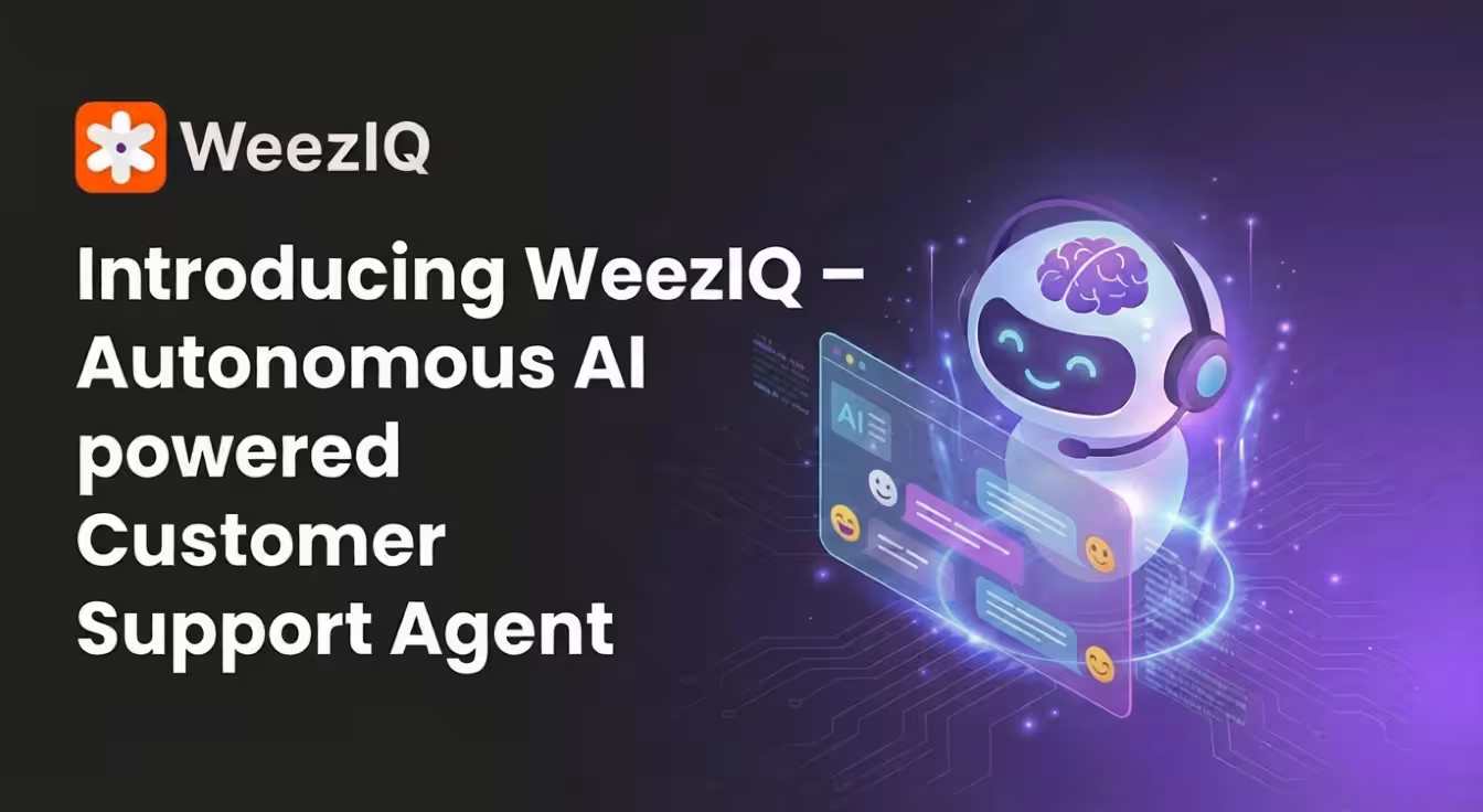 Introducing WeezIQ – An Autonomous AI Customer Support Agent